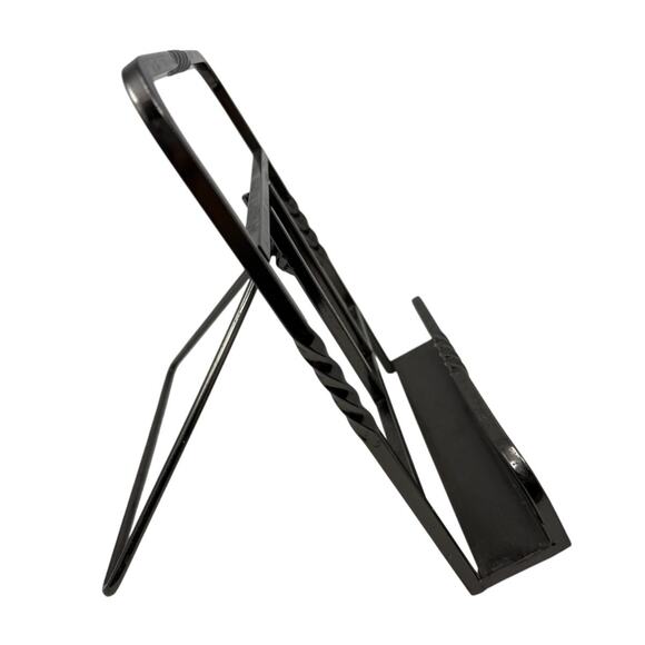 Metal Cookbook Holder Stand Adjustable Countertop Book Display - Picture 3 of 4